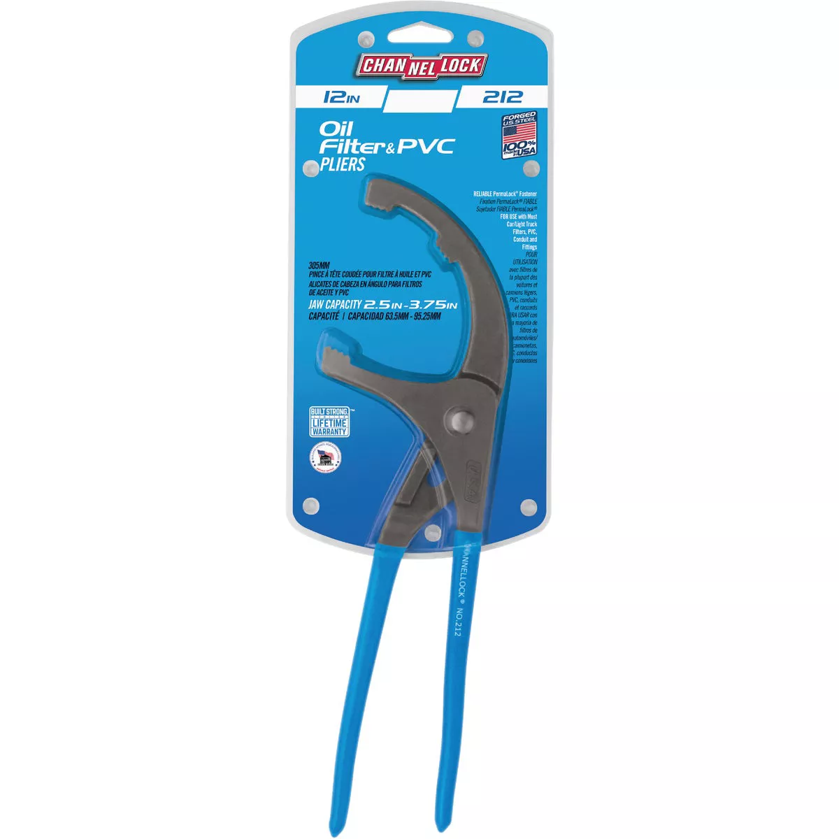 Channellock 12 In. Steel PVC/Oil Filter Pliers - photo 2