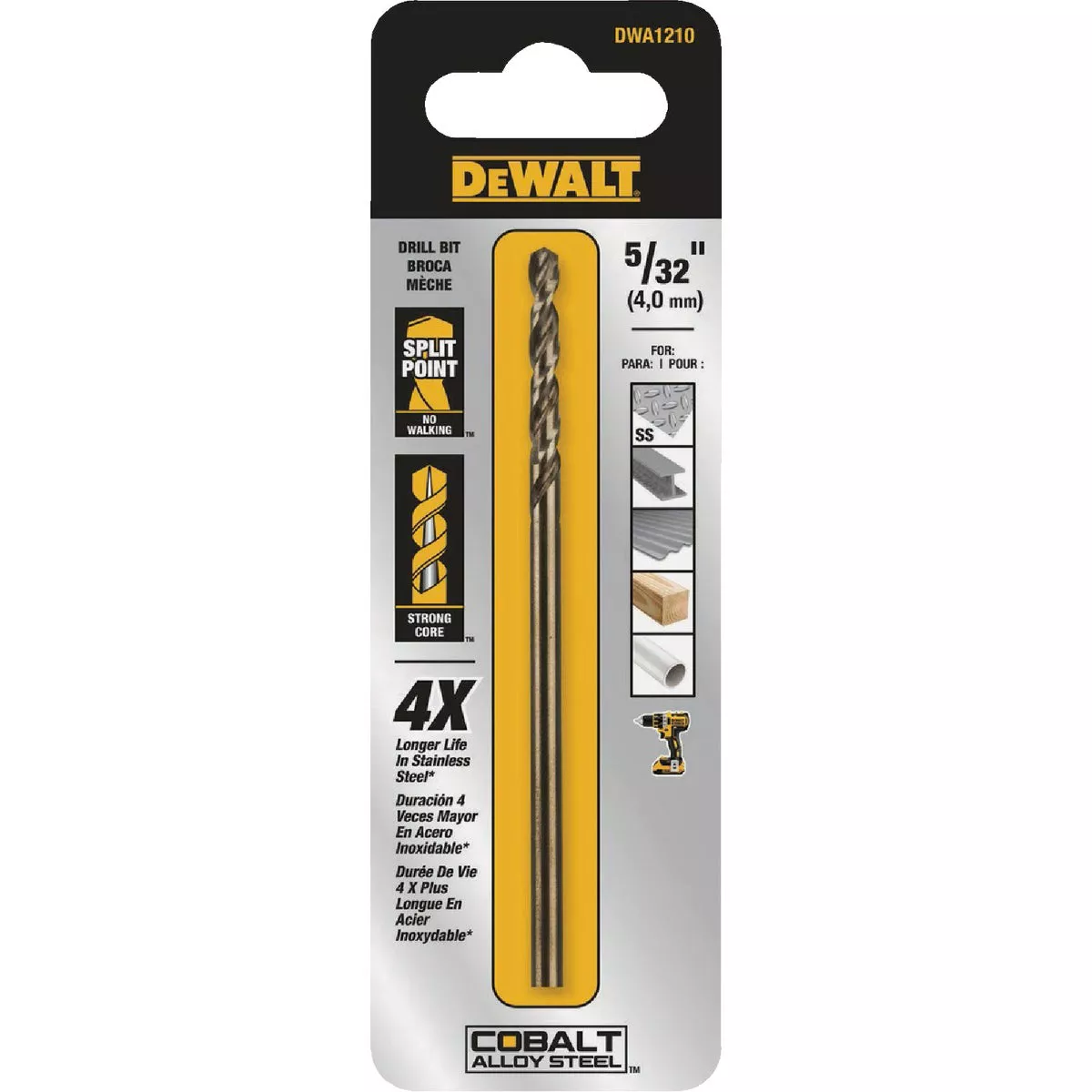DeWalt 5/32 In. Industrial Cobalt Drill Bit - photo 2