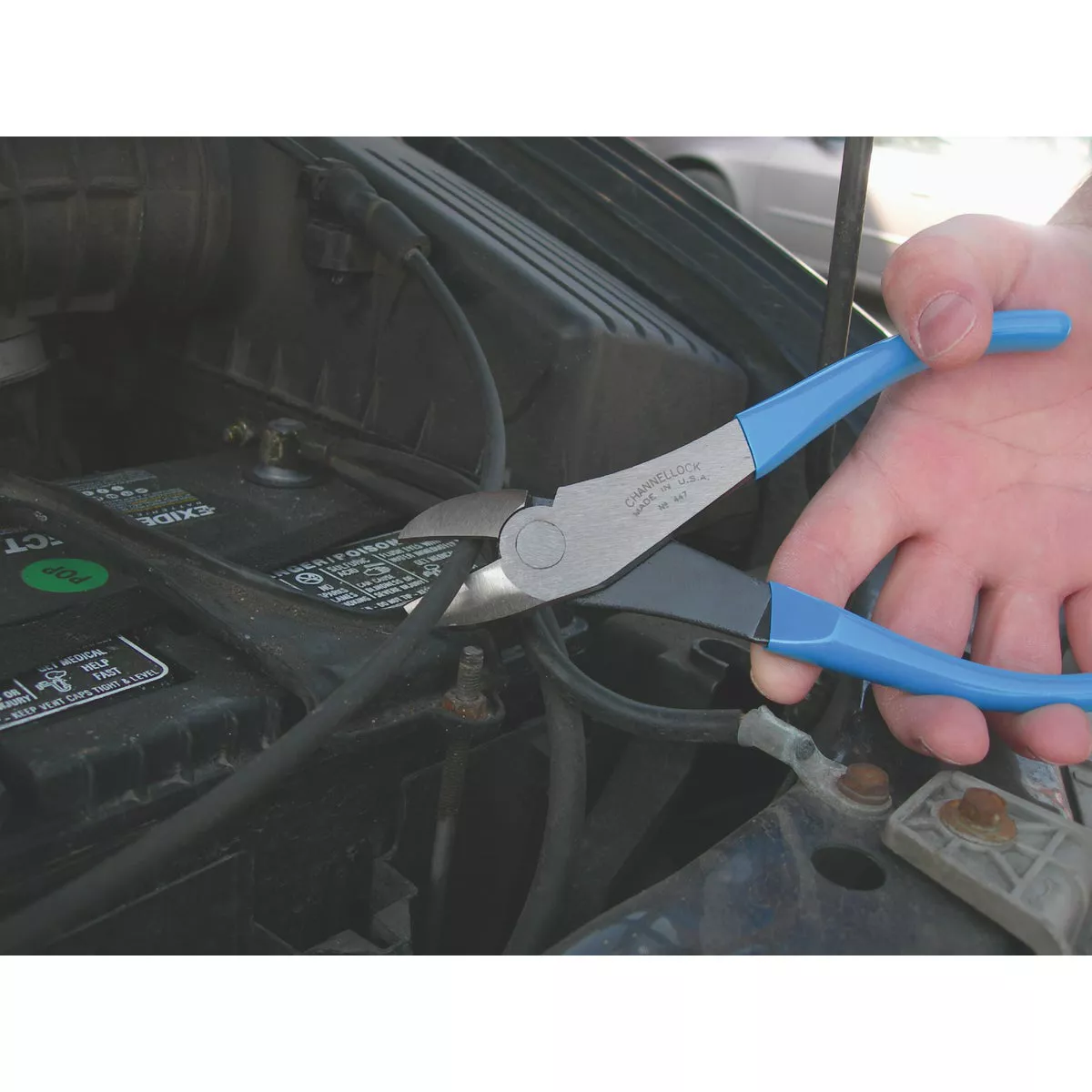 Channellock 7-3/4 In. Curved Diagonal Cutting Pliers with Box Joint ...
