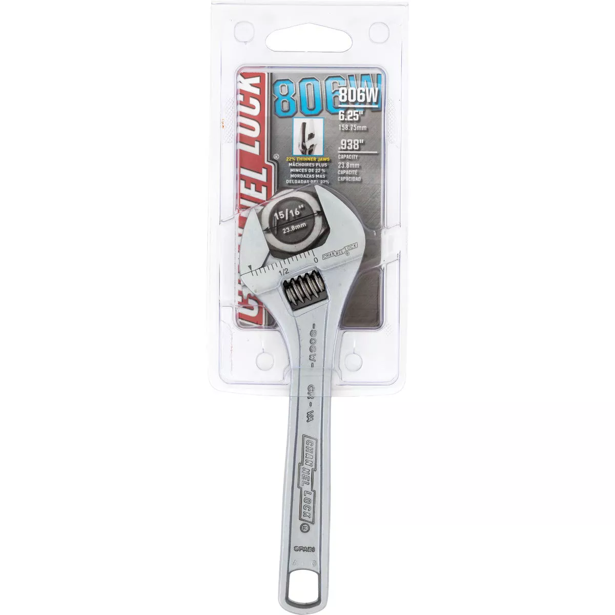 Channellock 6 In. Adjustable Wrench - photo 2