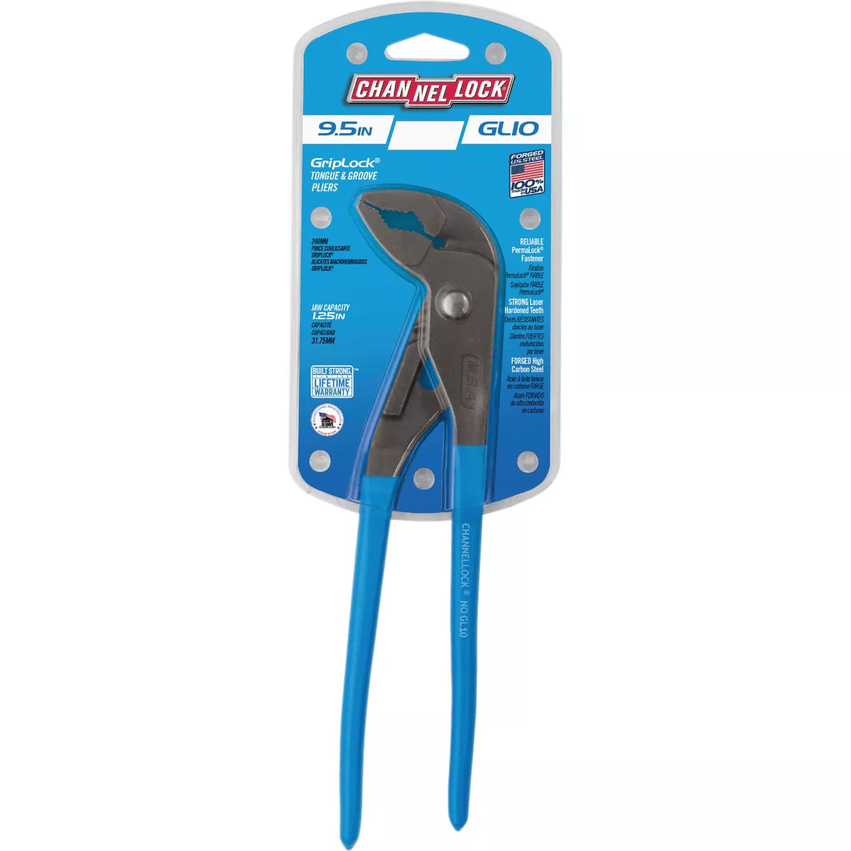 Channellock Griplock 9-1/2 In. V-Jaw Groove Joint Pliers - photo 6
