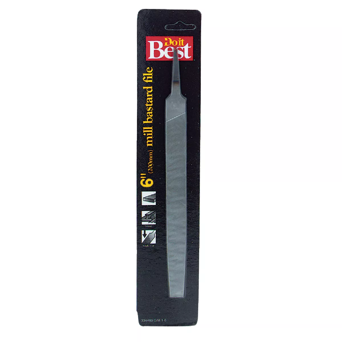 Do it Best 6 In. Mill Bastard File - photo 2