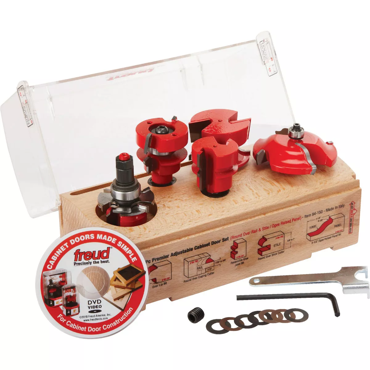 Freud 5-Piece Adjustable Cabinet Router Bit Set - photo 4