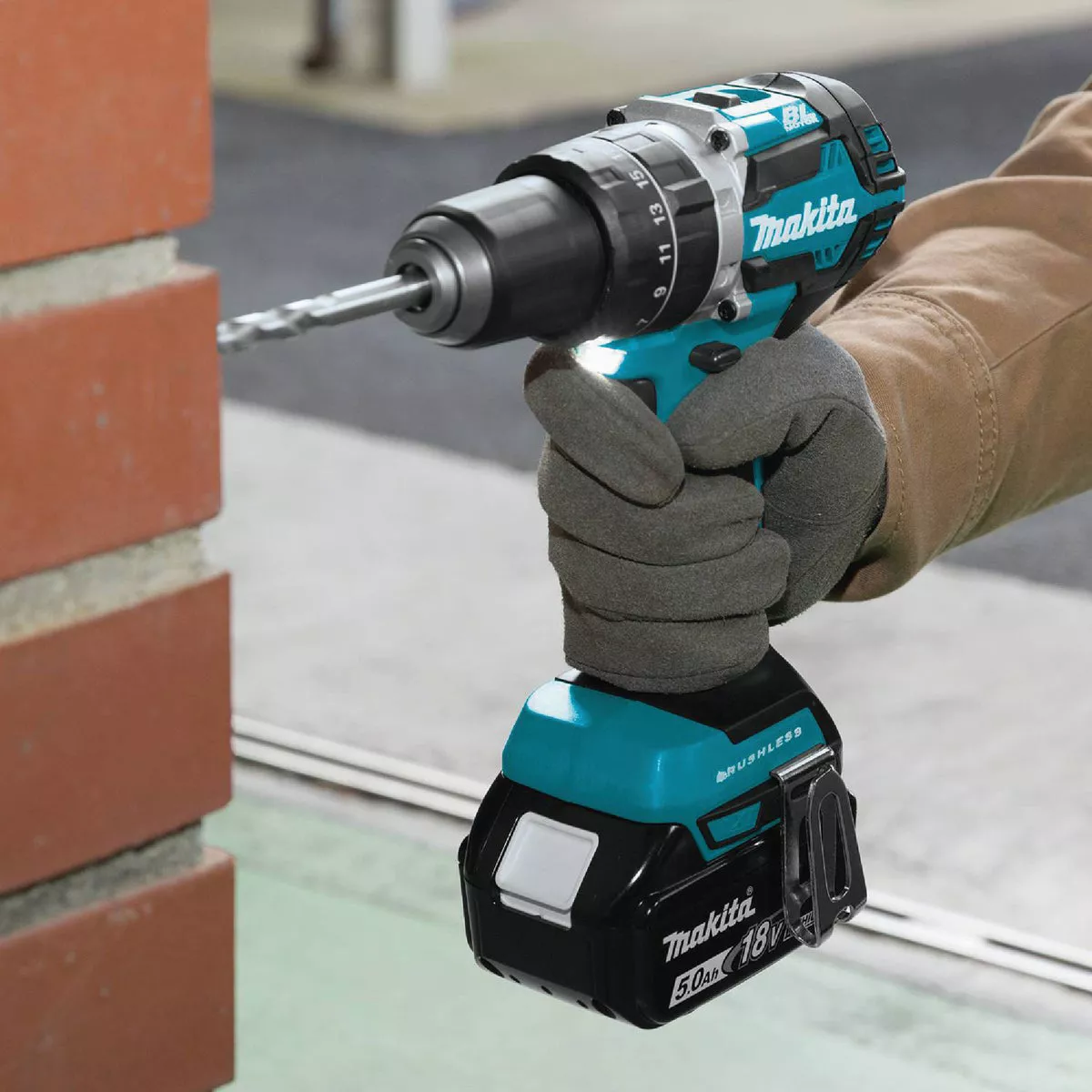 Makita 2-Tool 18 Volt LXT Lithium-Ion Brushless Compact Hammer Drill/Driver & Impact Driver Cordless Tool Combo Kit - photo 16