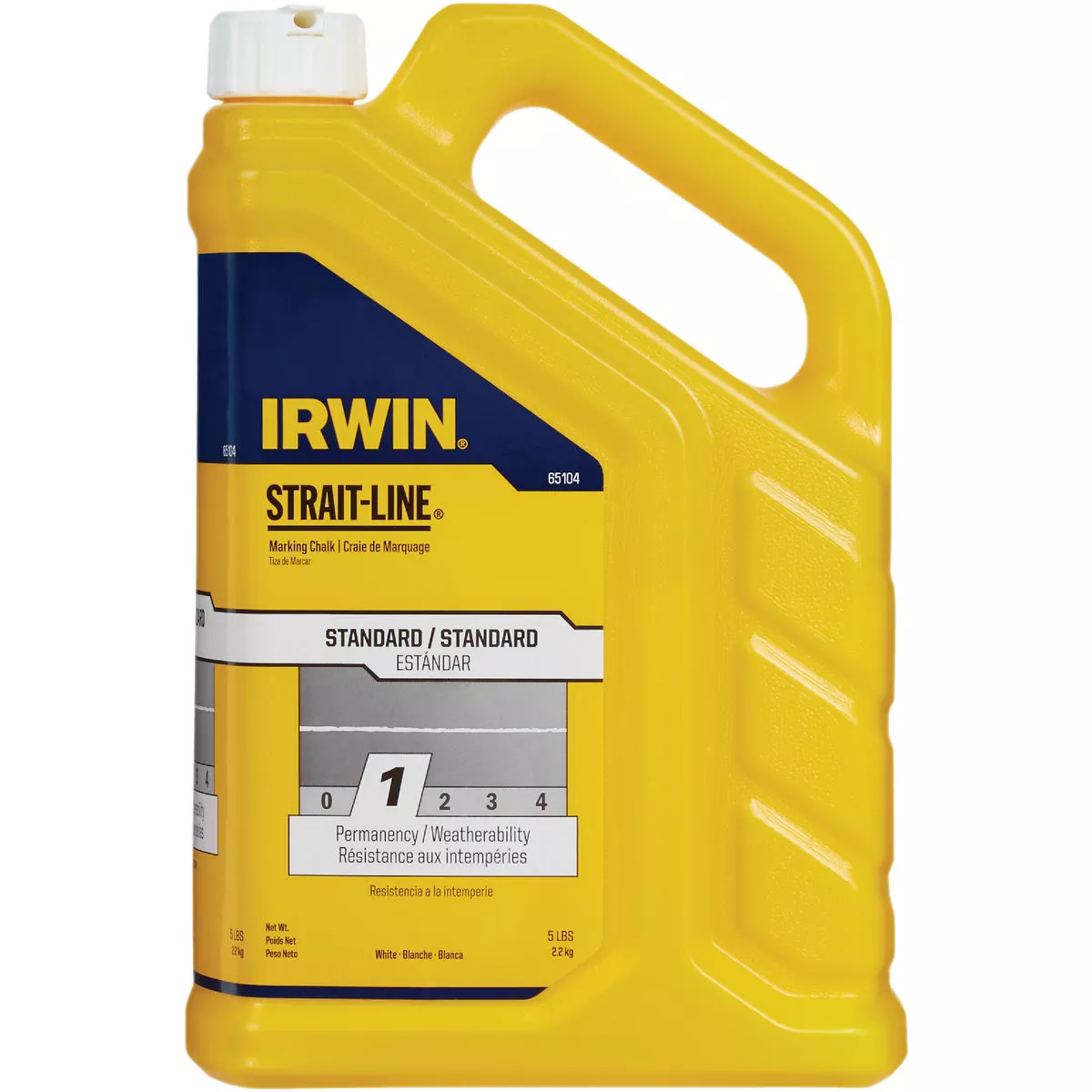 Irwin STRAIT-LINE 5 Lb. Standard White Marking Chalk - photo 2