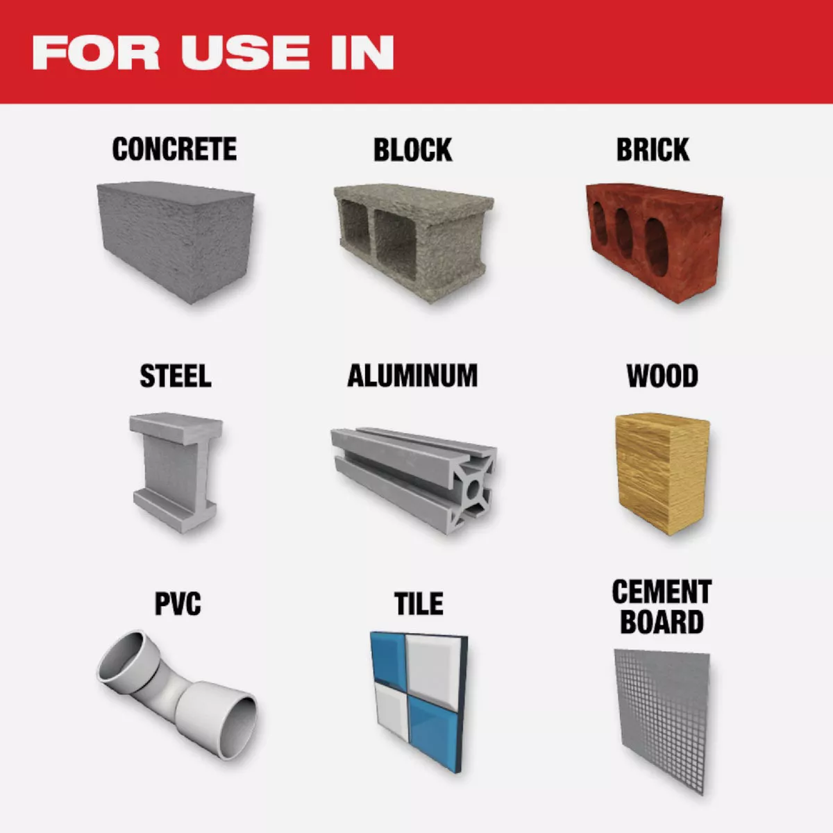 Milwaukee SHOCKWAVE 5/16 In. x 12 In. Impact Duty Carbide Multi-Material Hex Shank Drill Bit - photo 5