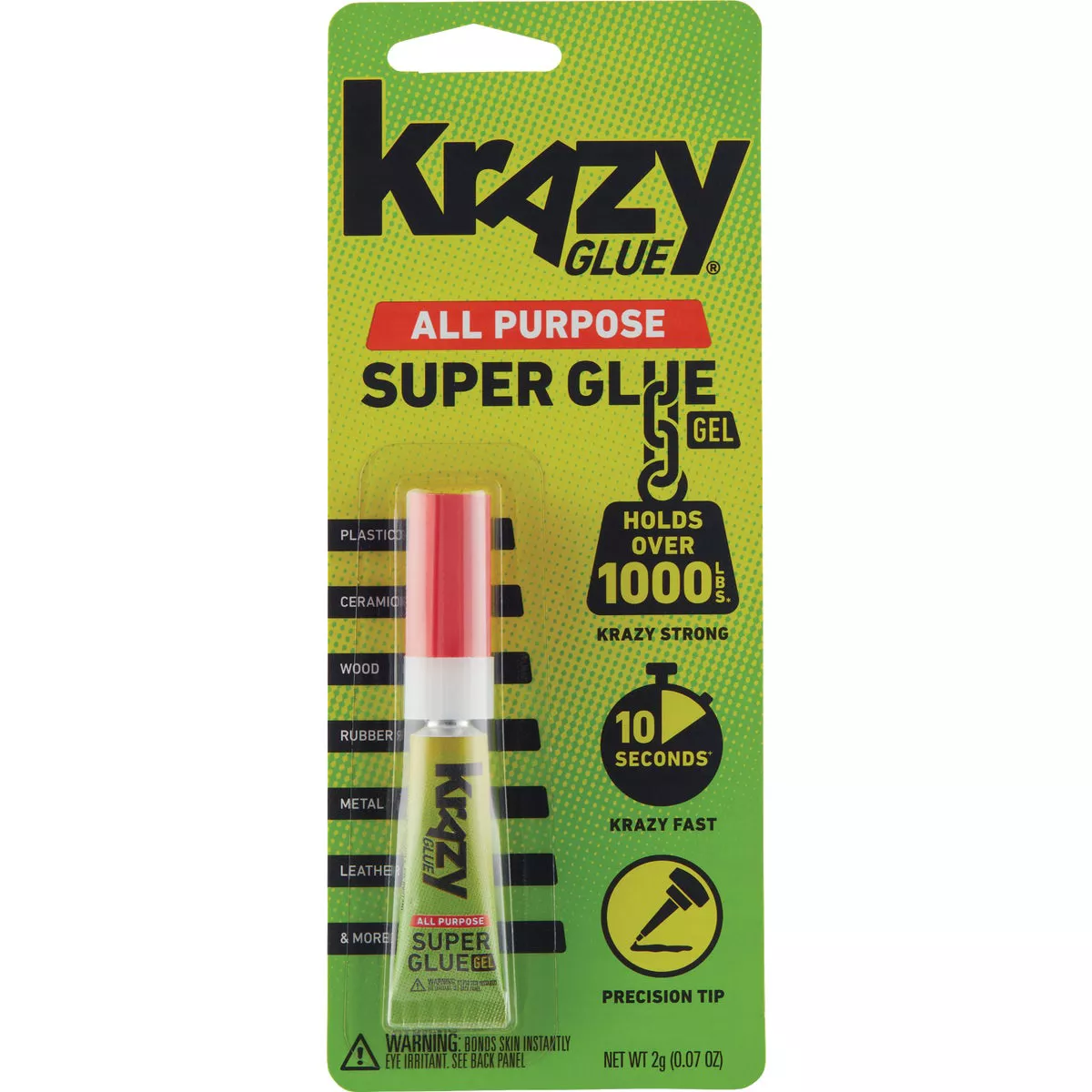 Krazy Glue 0.07 Oz. All-Purpose Super Glue Gel