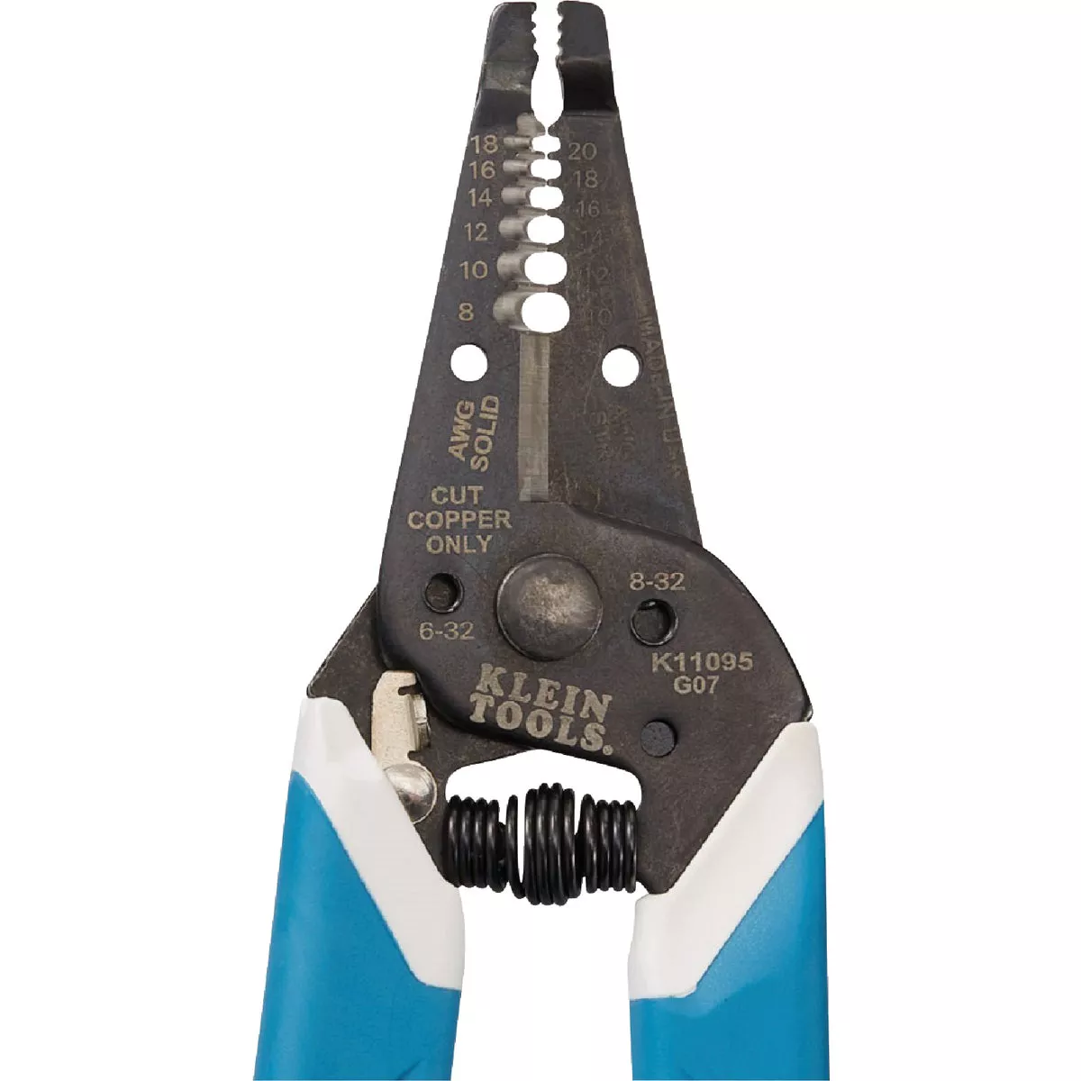 Klein 7.4 In. 8 to 18 AWG Solid, 10 to 20 Stranded Wire Stripper - photo 2