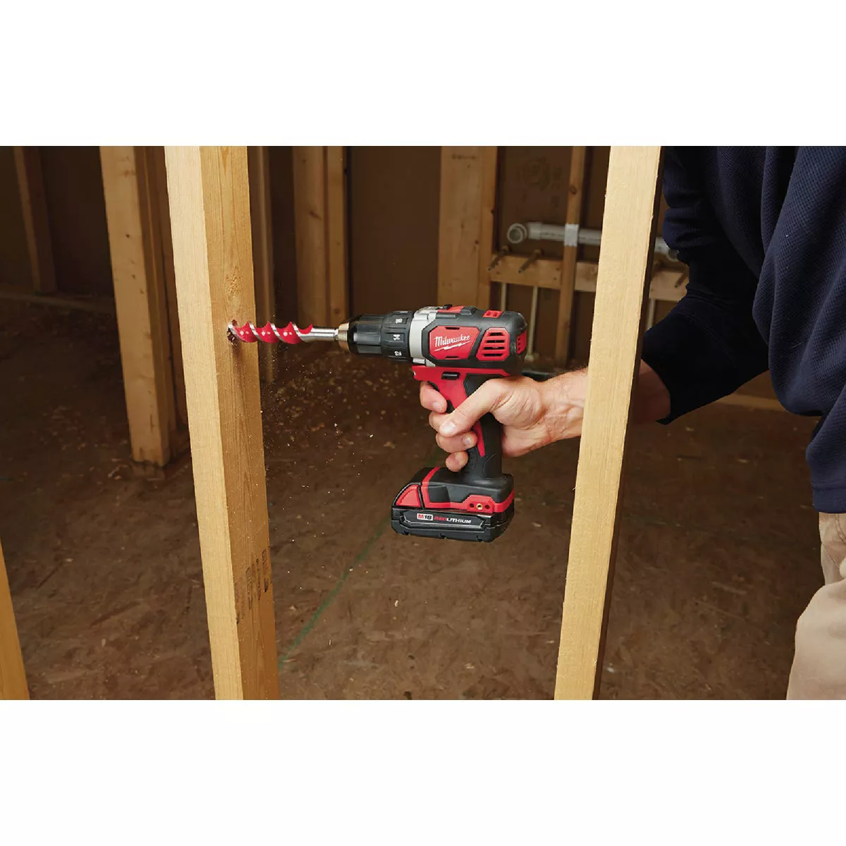 Milwaukee M18 1/2 In. Compact Cordless Drill/Driver Kit with (2) 1.5 Ah Batteries & Charger - photo 5