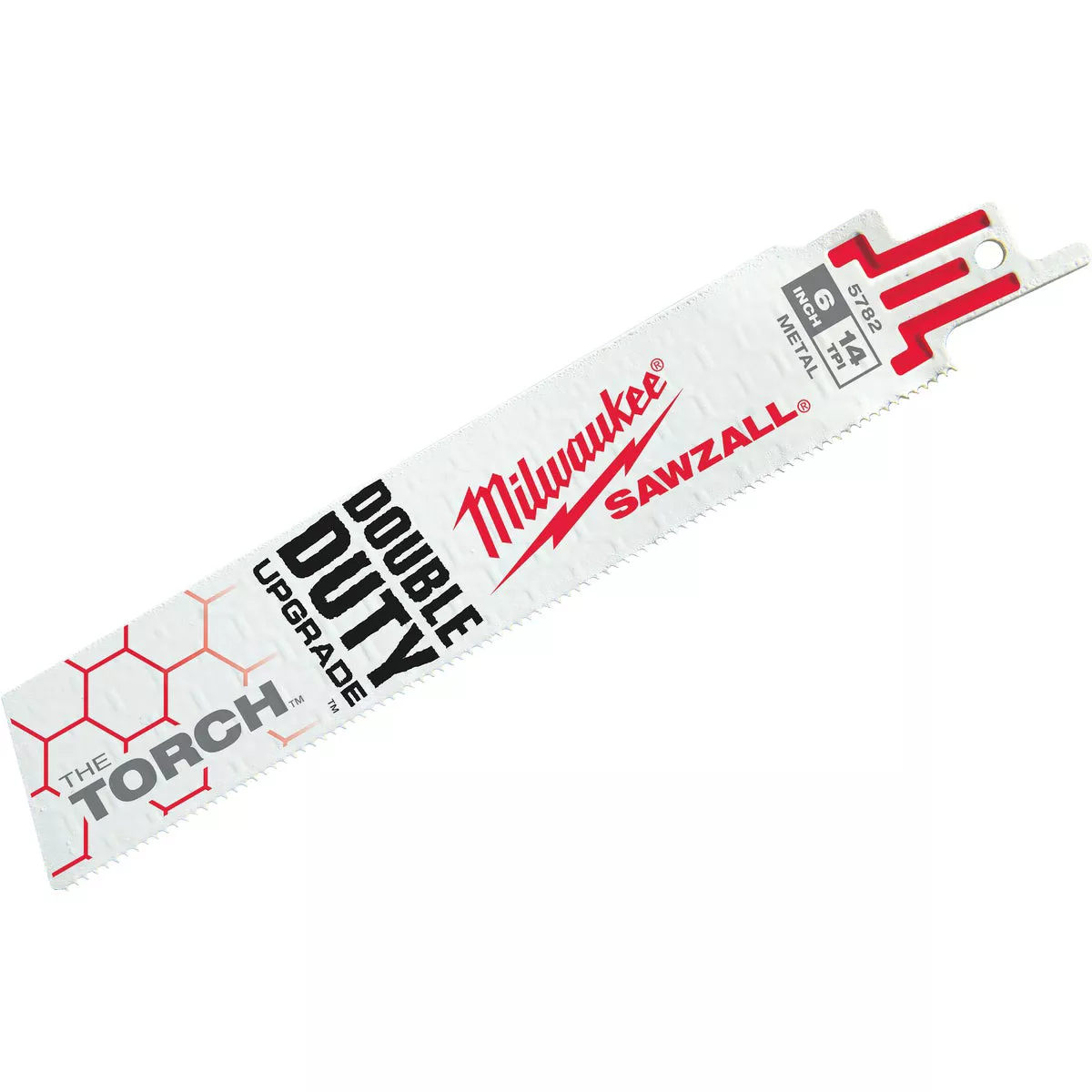 Milwaukee SAWZALL The TORCH 6 In. 14 TPI Metal Demolition Reciprocating Saw Blade (5-Pack)