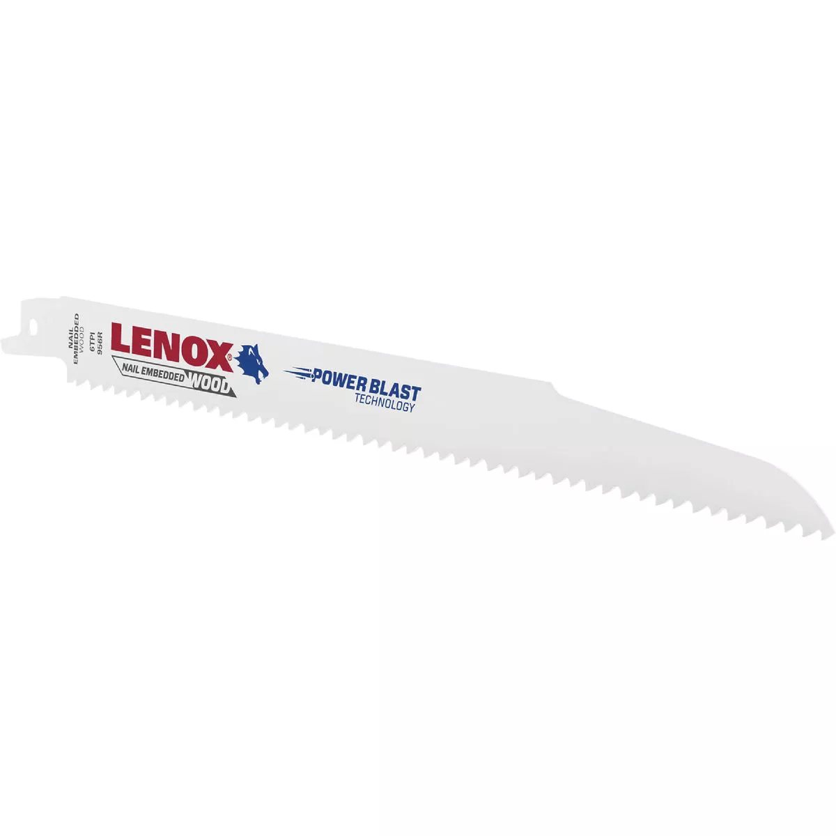 Lenox LUMBERWOLF 9 In. 6 TPI Nail-Embedded Wood Reciprocating Saw Blade