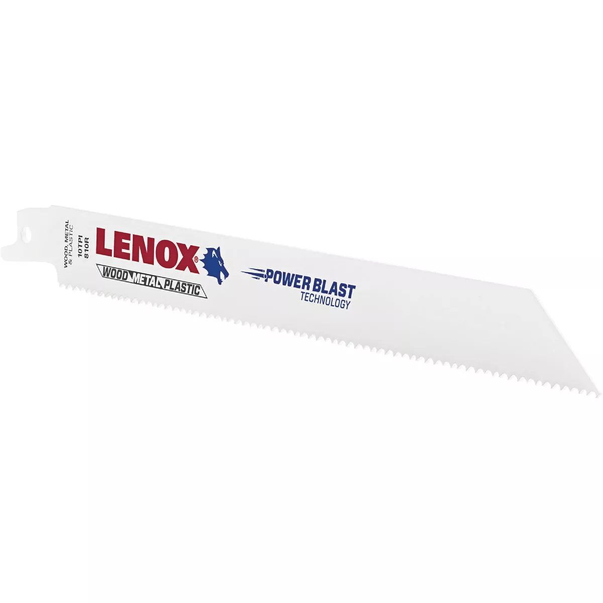 Lenox MULTIWOLF WAVE EDGE 8 In. 10 TPI Multi-Purpose Reciprocating Saw Blade, Bulk