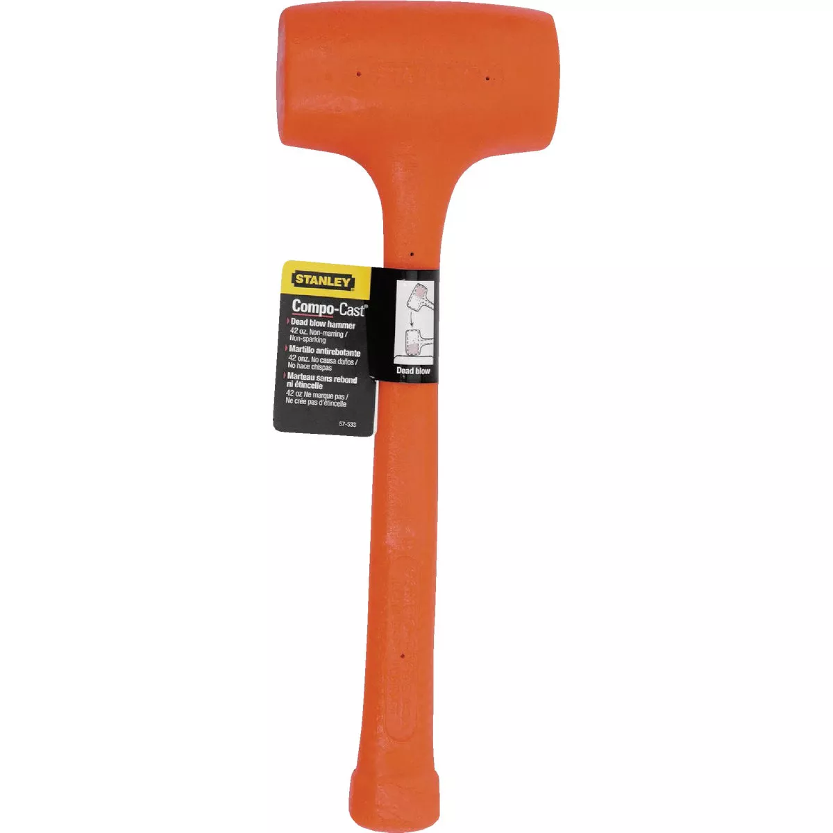 Stanley 3 Lb. Standard Soft Face Dead Blow Hammer - photo 2