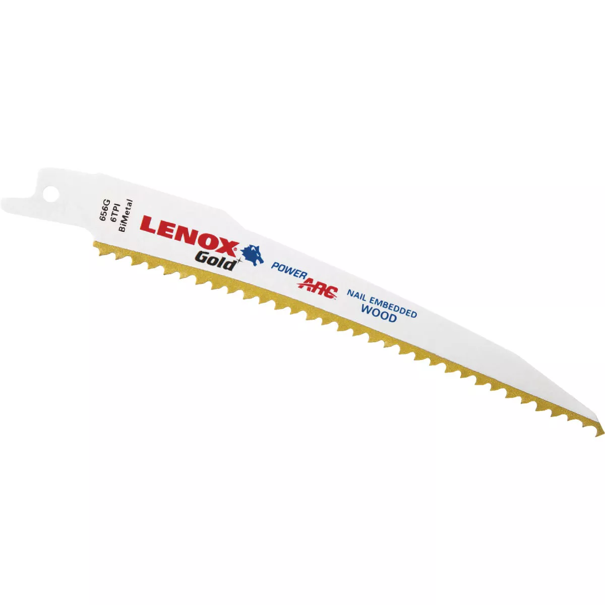 Lenox Gold Power Arc 6 In. 6 TPI Wood Curved Reciprocating Saw Blade (5-Pack)