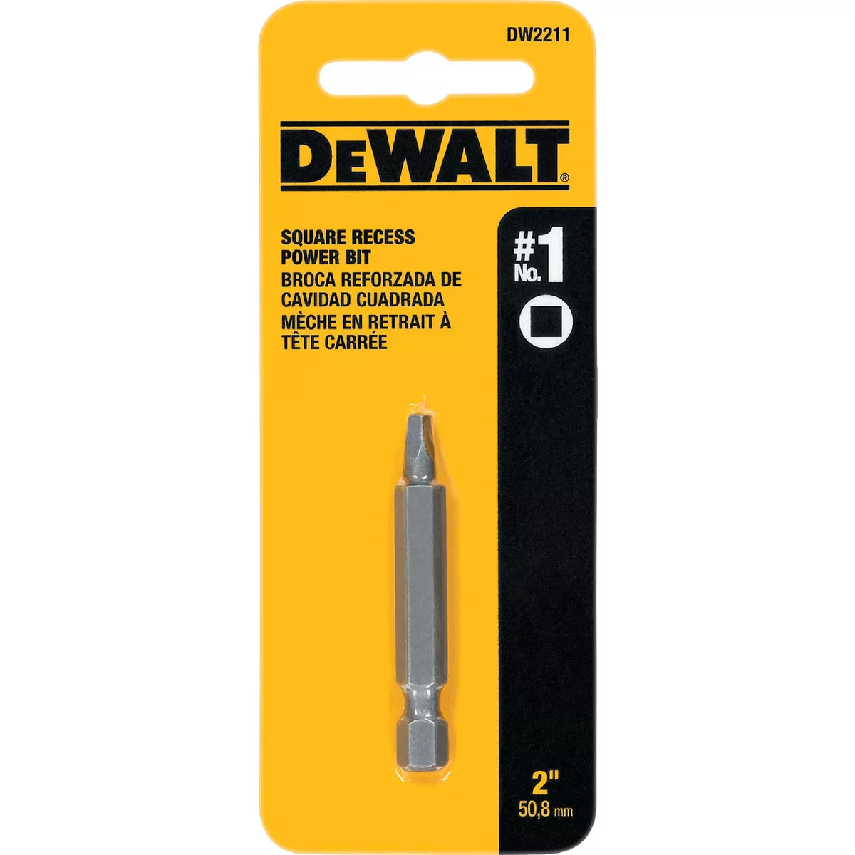DEWALT Square Recess #1 2 In. Power Screwdriver Bit - photo 2