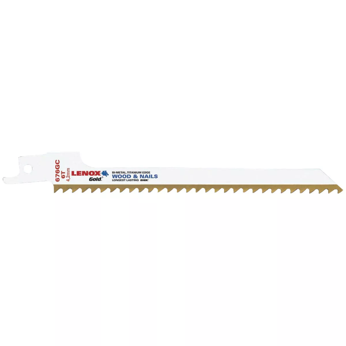 Lenox Gold 6 In. 6 TPI Wood w/Nails Reciprocating Saw Blade (5-Pack)