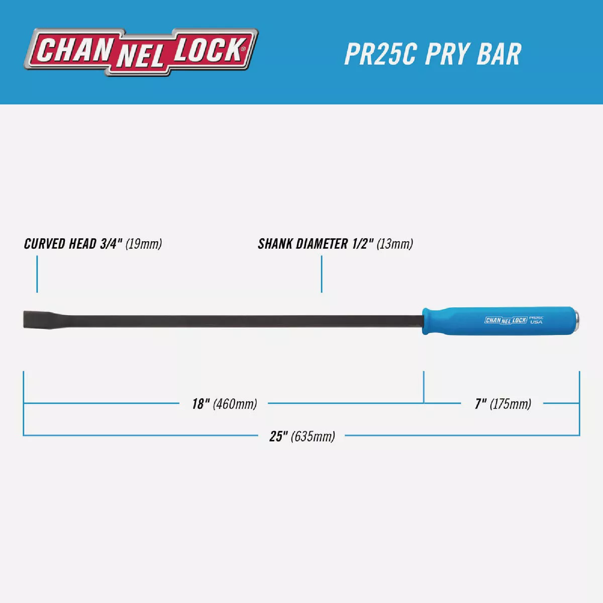 Channellock 25 In. Professional Pry Bar - photo 4
