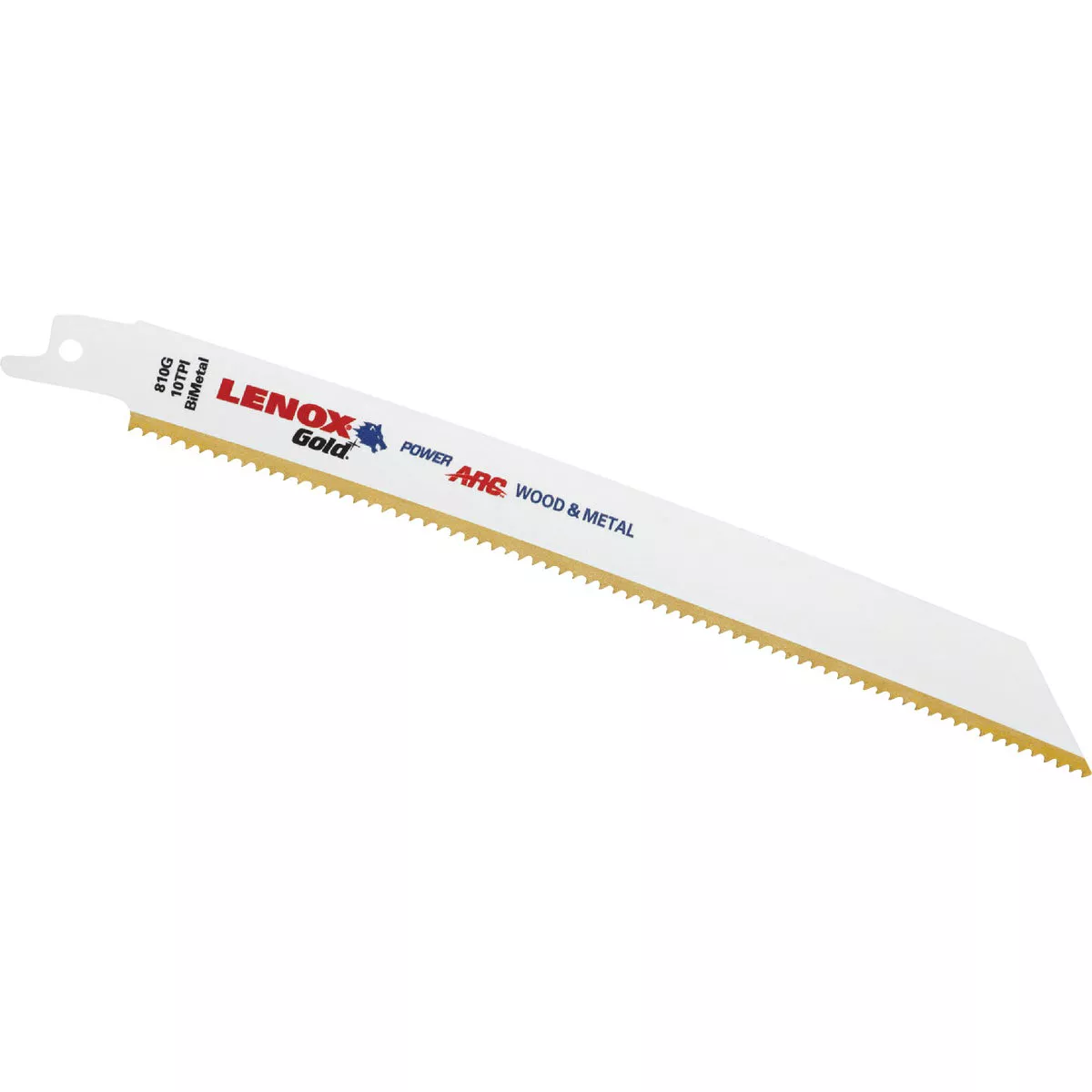 Lenox Gold Power Arc 8 In. 10 TPI Metal Curved Reciprocating Saw Blade (5-Pack)