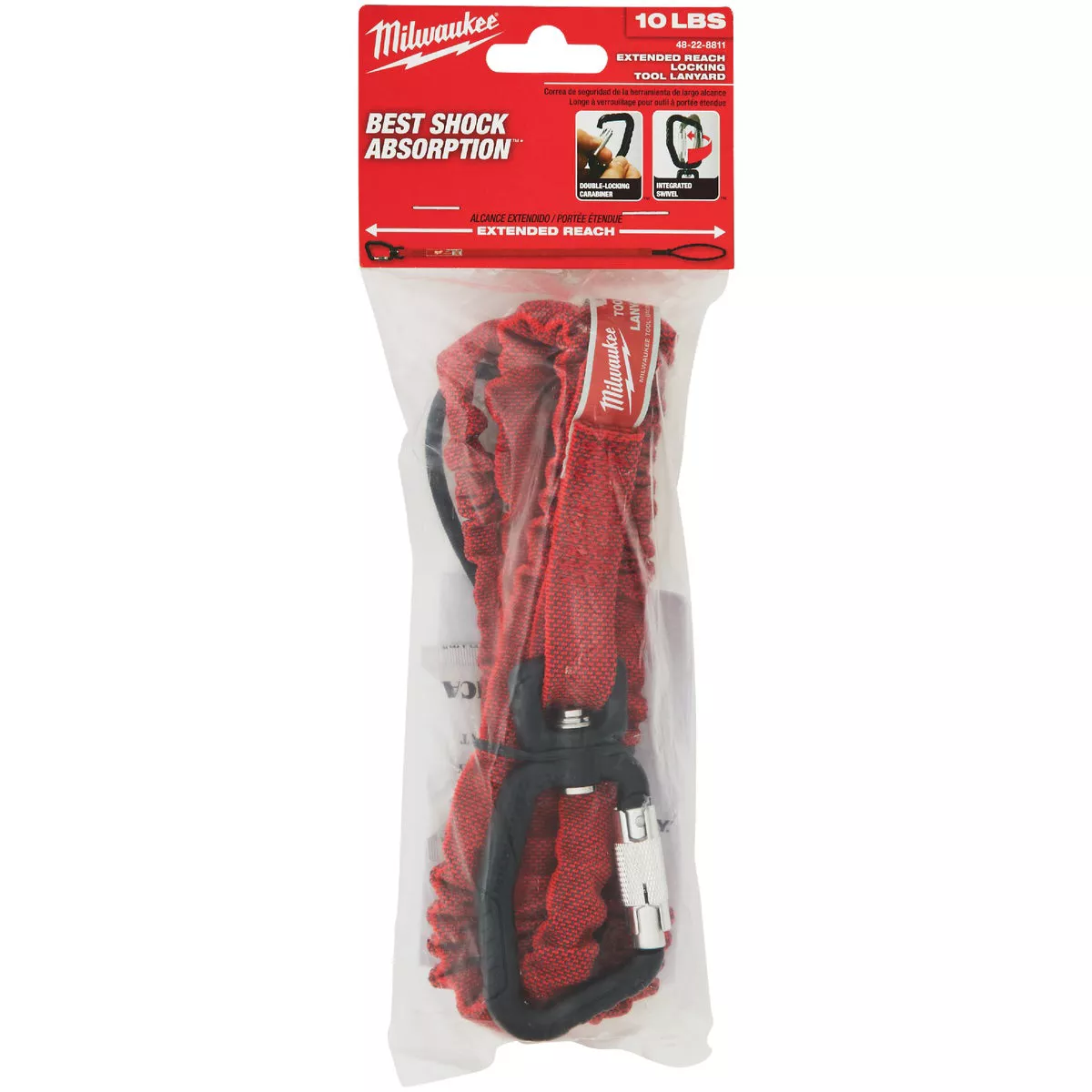 Milwaukee 10 Lb. Extended Reach Locking Tool Lanyard - photo 2