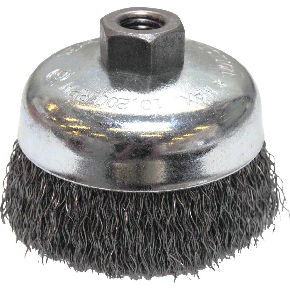 Weiler Vortec 4 In. Crimped 0.02 In. Angle Grinder Wire Brush Do it Best