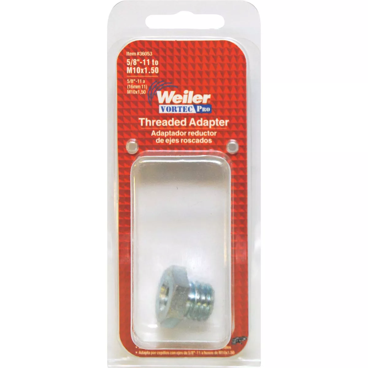 Weiler Vortec 1-1/2 x 10 Angle Grinder Arbor Adapter - photo 2