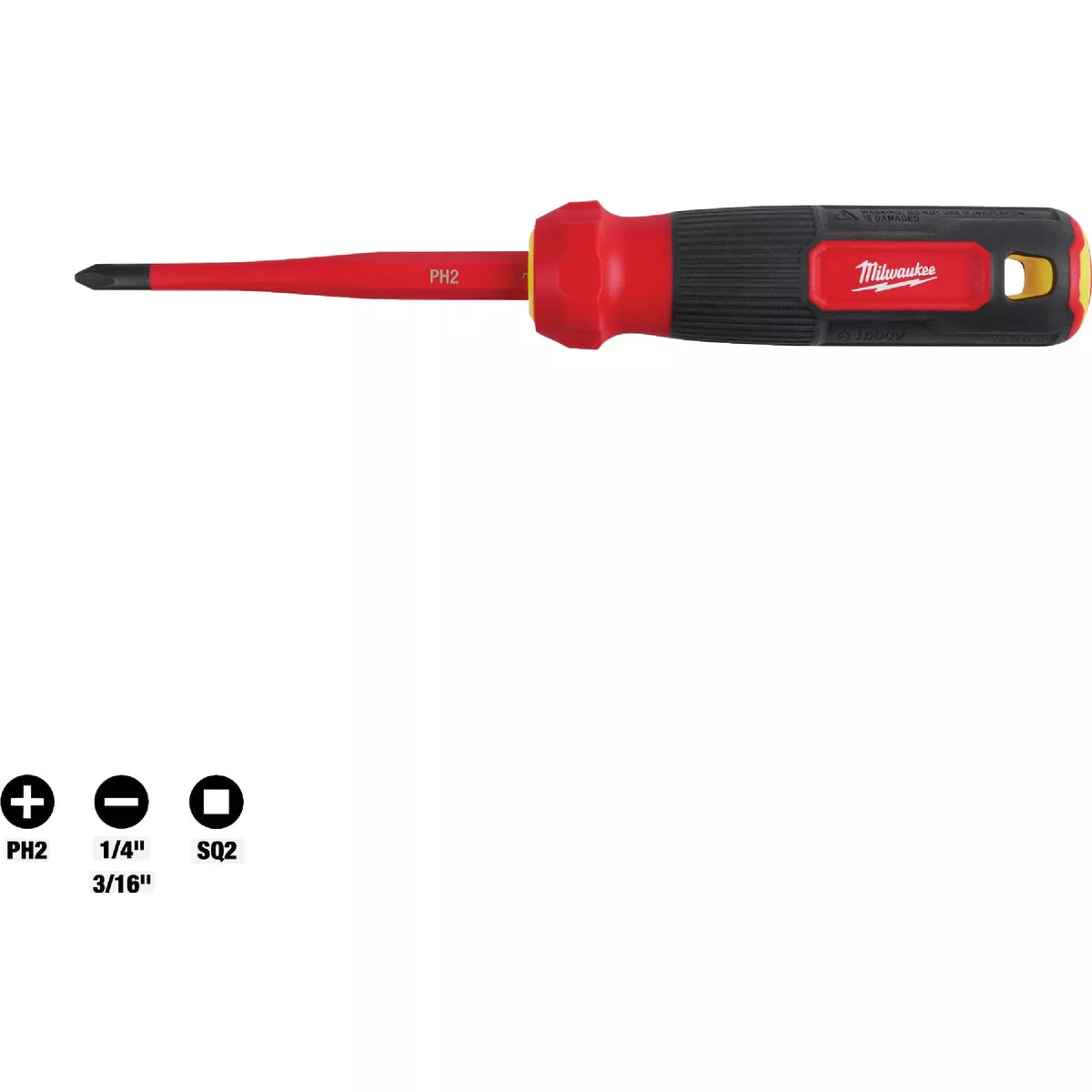 Milwaukee 4-In-1 1000V Insulated Slim Tip Multi-Bit Screwdriver