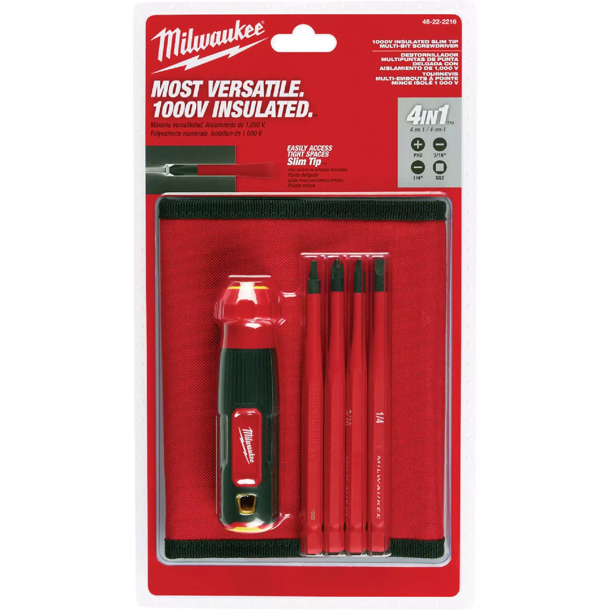 Milwaukee 4-In-1 1000V Insulated Slim Tip Multi-Bit Screwdriver - photo 4