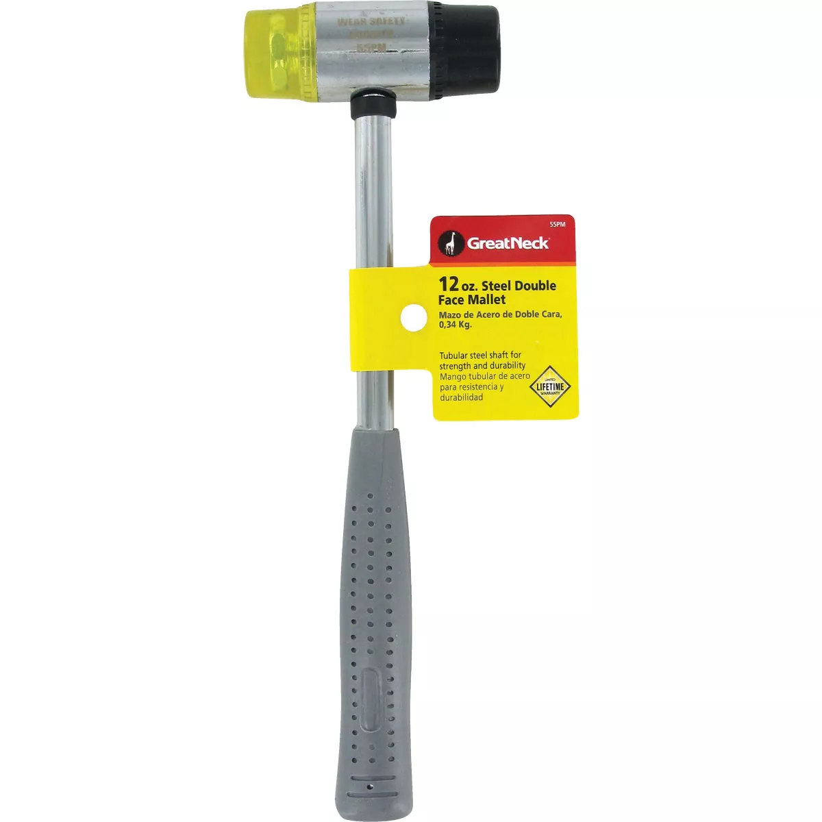 Great Neck 12 Oz. Plastic/Rubber Mallet with Tubular Steel Handle - photo 2