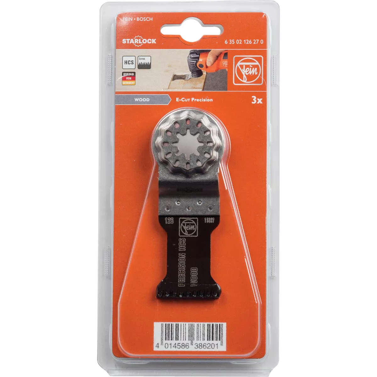 Fein Starlock 1-3/8 In. Steel Precision E-Cut Oscilating Blade (3-Pack) - photo 2