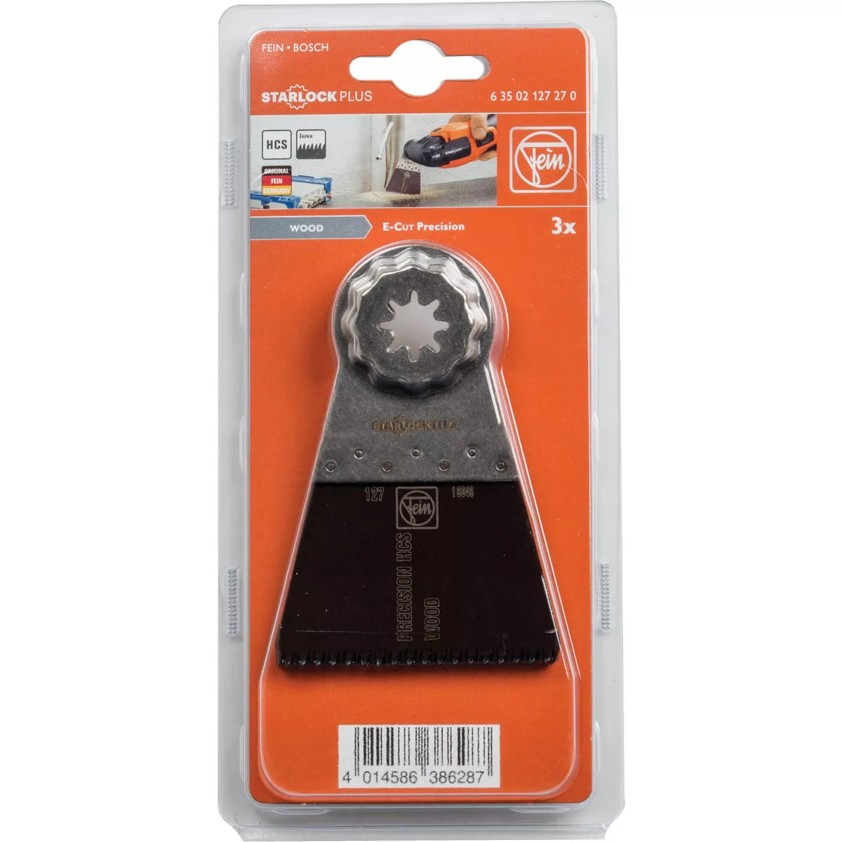 Fein Starlock 2-9/16 In. Steel Precision E-Cut Oscilating Blade (3-Pack) - photo 2