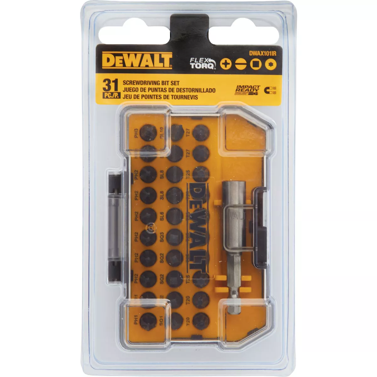 DEWALT Impact Ready 1 In. Screwdriver Bit Set (31-Piece) - photo 2