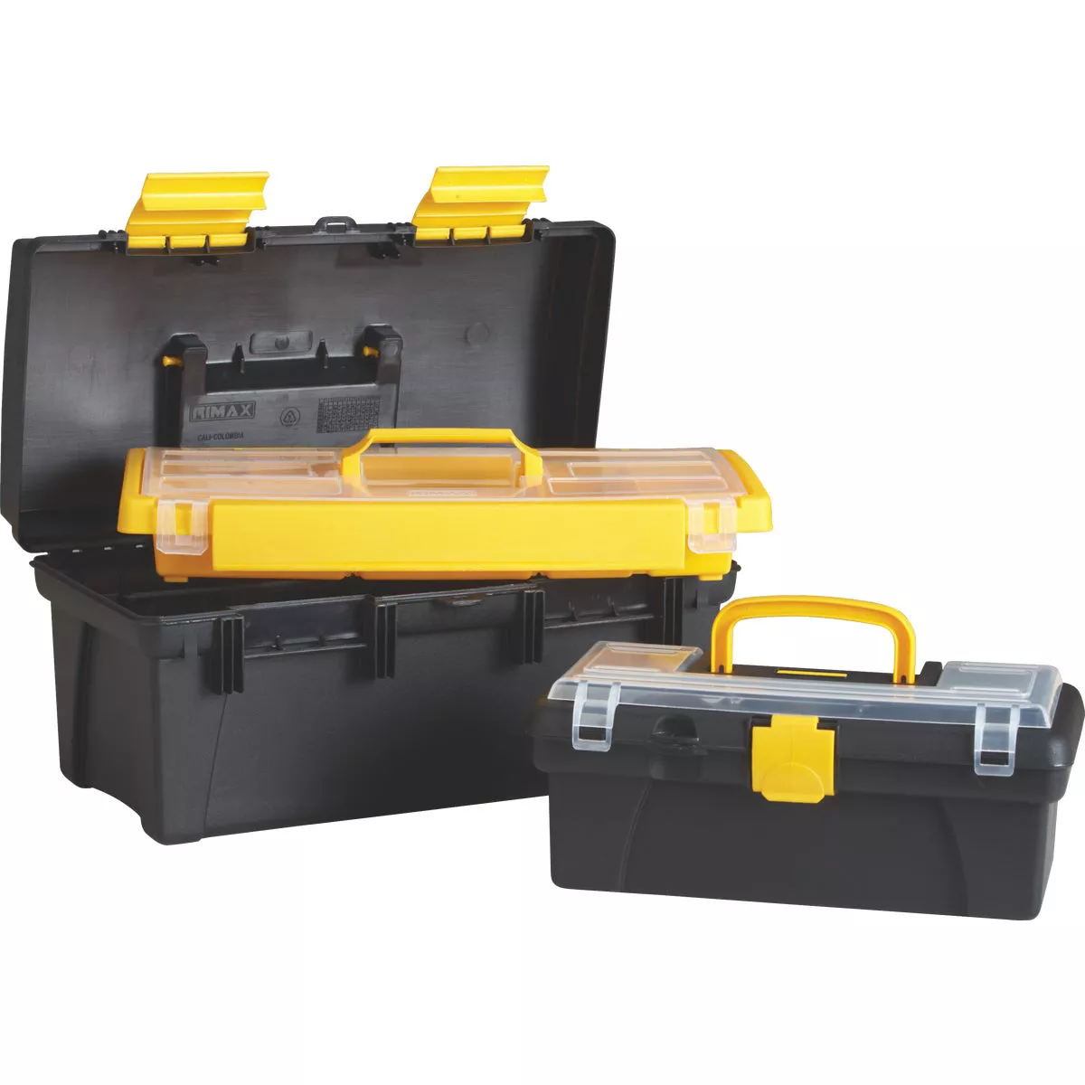 16 In. Black and Yellow Toolbox with Bonus 12 In. Toolbox - photo 6