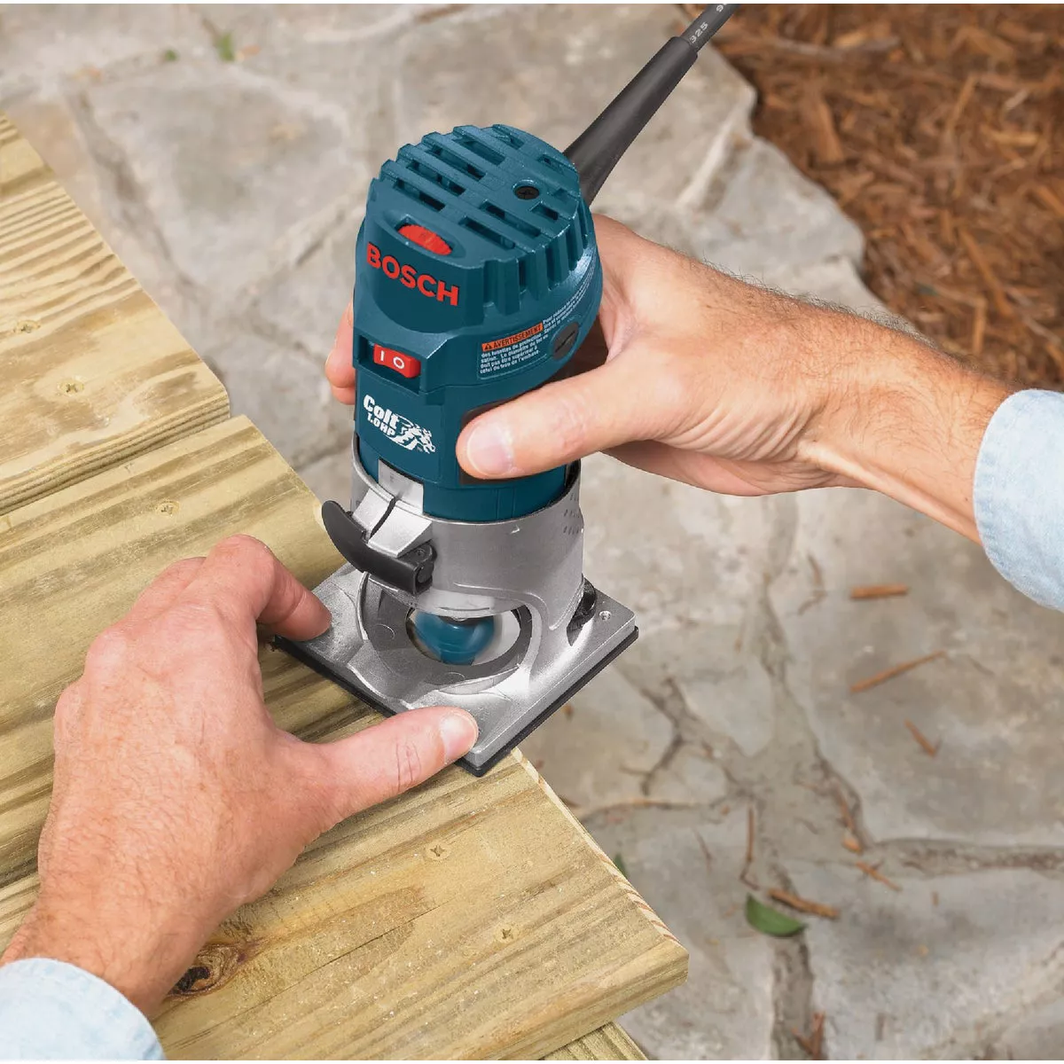Bosch 5.6-Amp 1.0 HP Variable-Speed Fixed Base Palm Router - photo 3