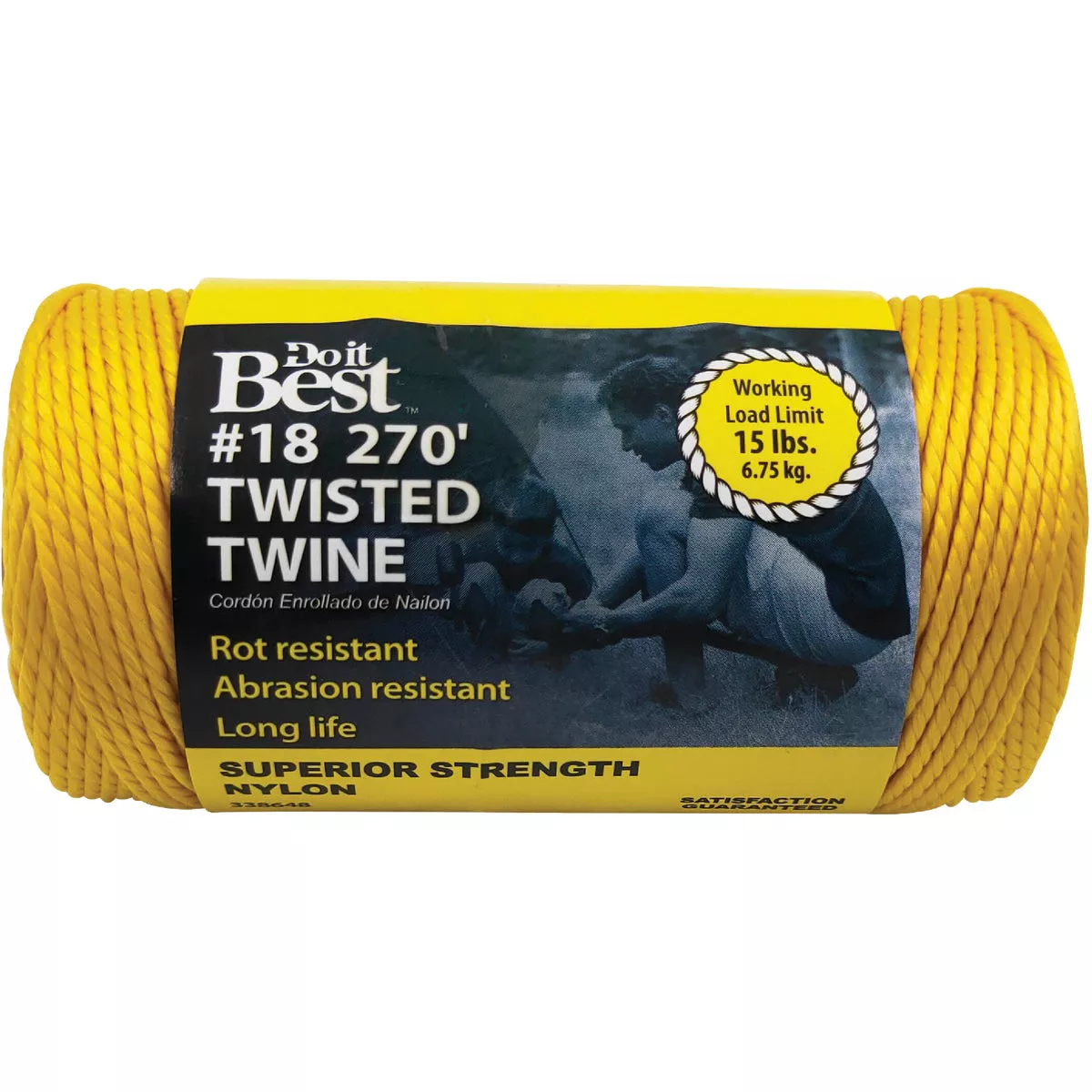Do it Best #18 x 270 Ft. Yellow Nylon Twisted Twine