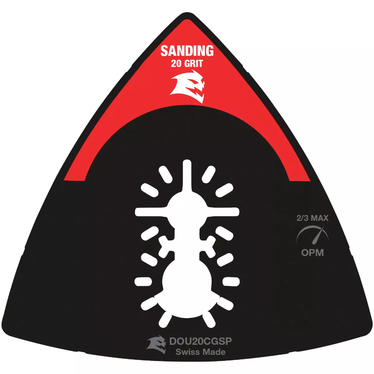 Diablo 20-Grit 3-1/2 In. Universal Fit Oscillating Sanding Plate