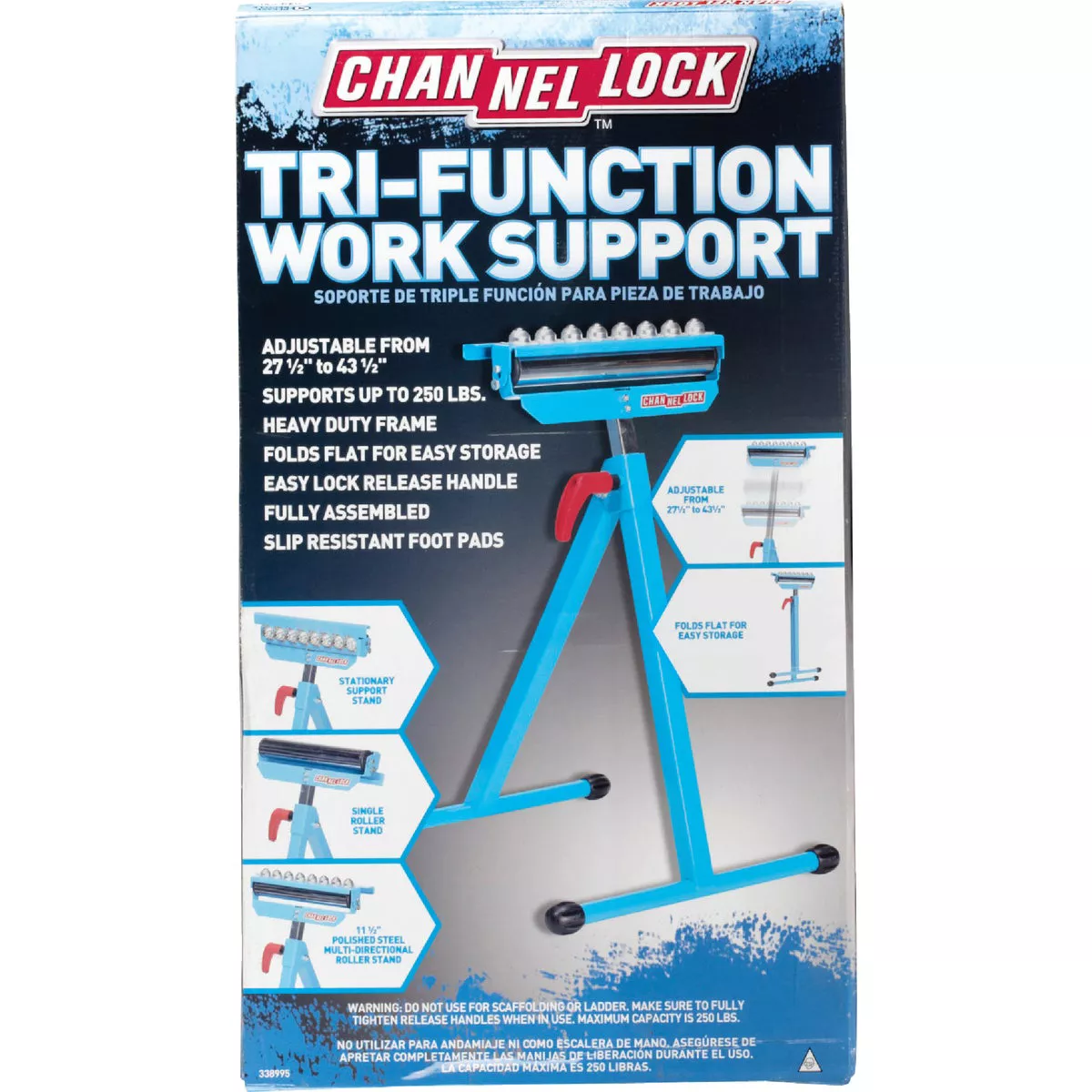 Channellock Tri-Function Roller Stand - photo 2