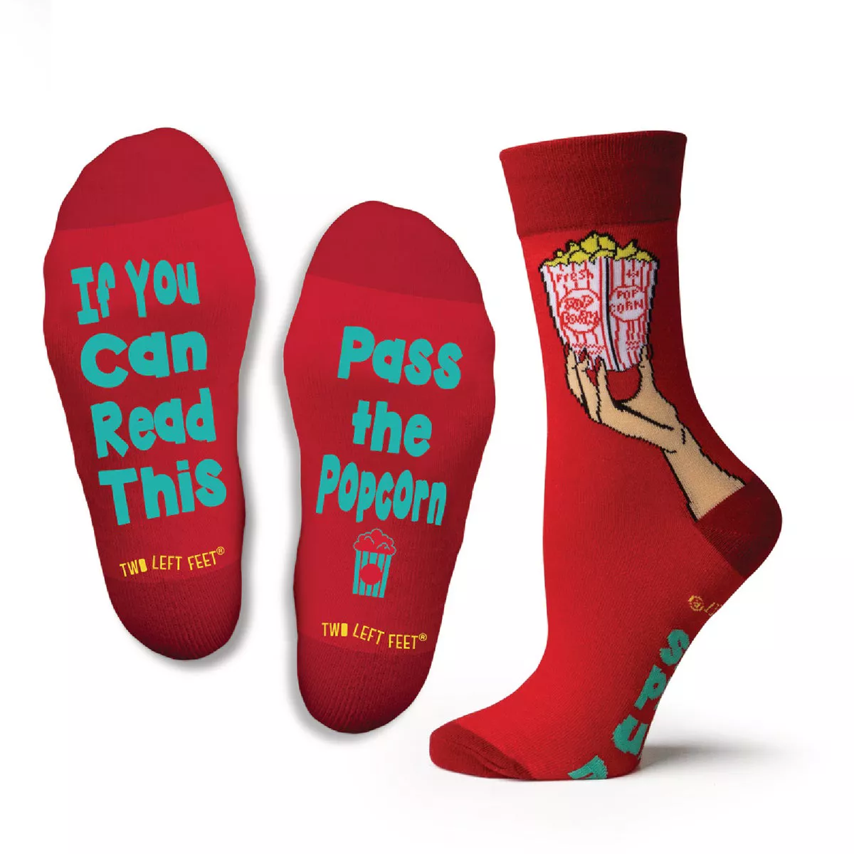 Two Left Feet Big Pass The Popcorn Socks