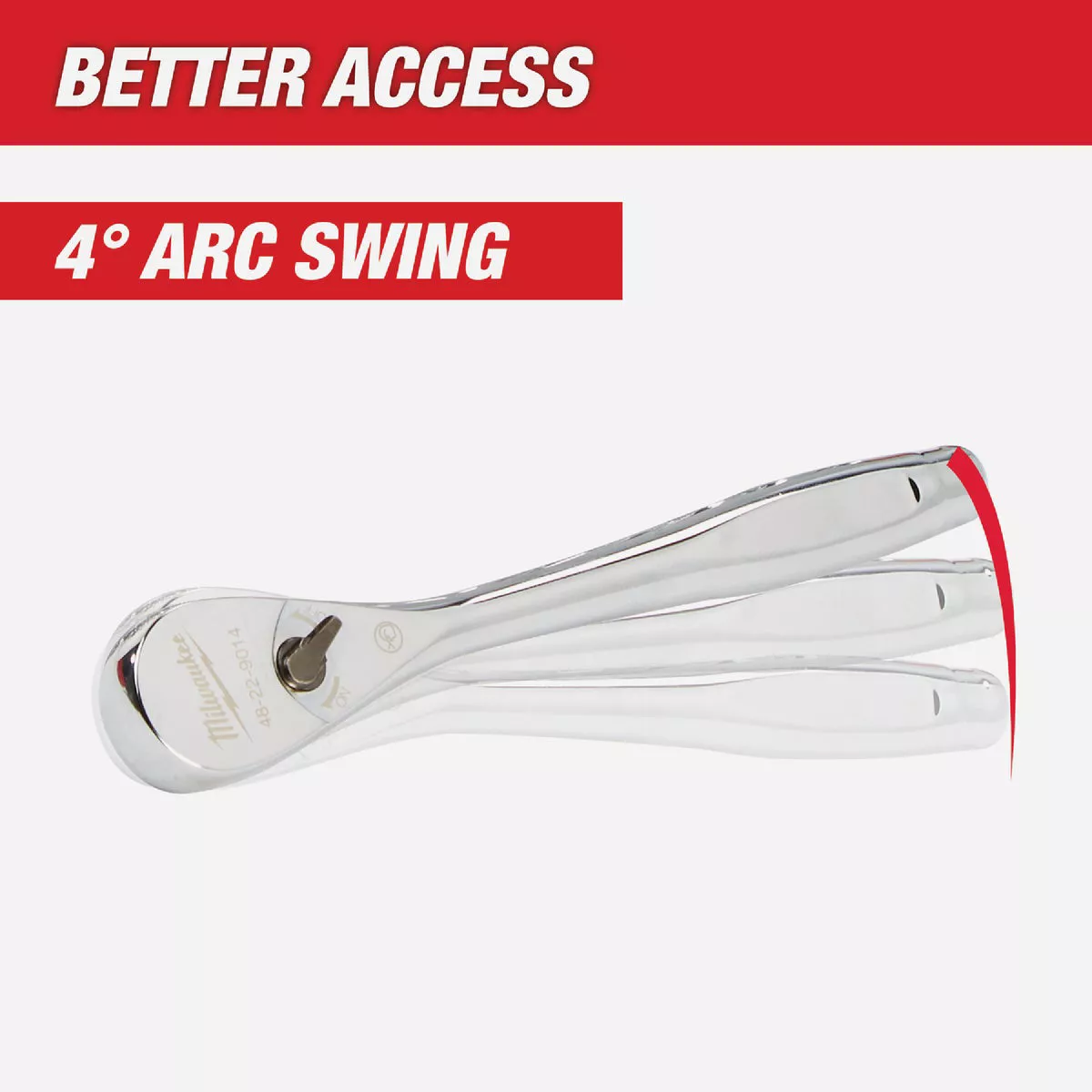 Milwaukee 1/2 In. Drive 90-Tooth Ratchet - photo 3