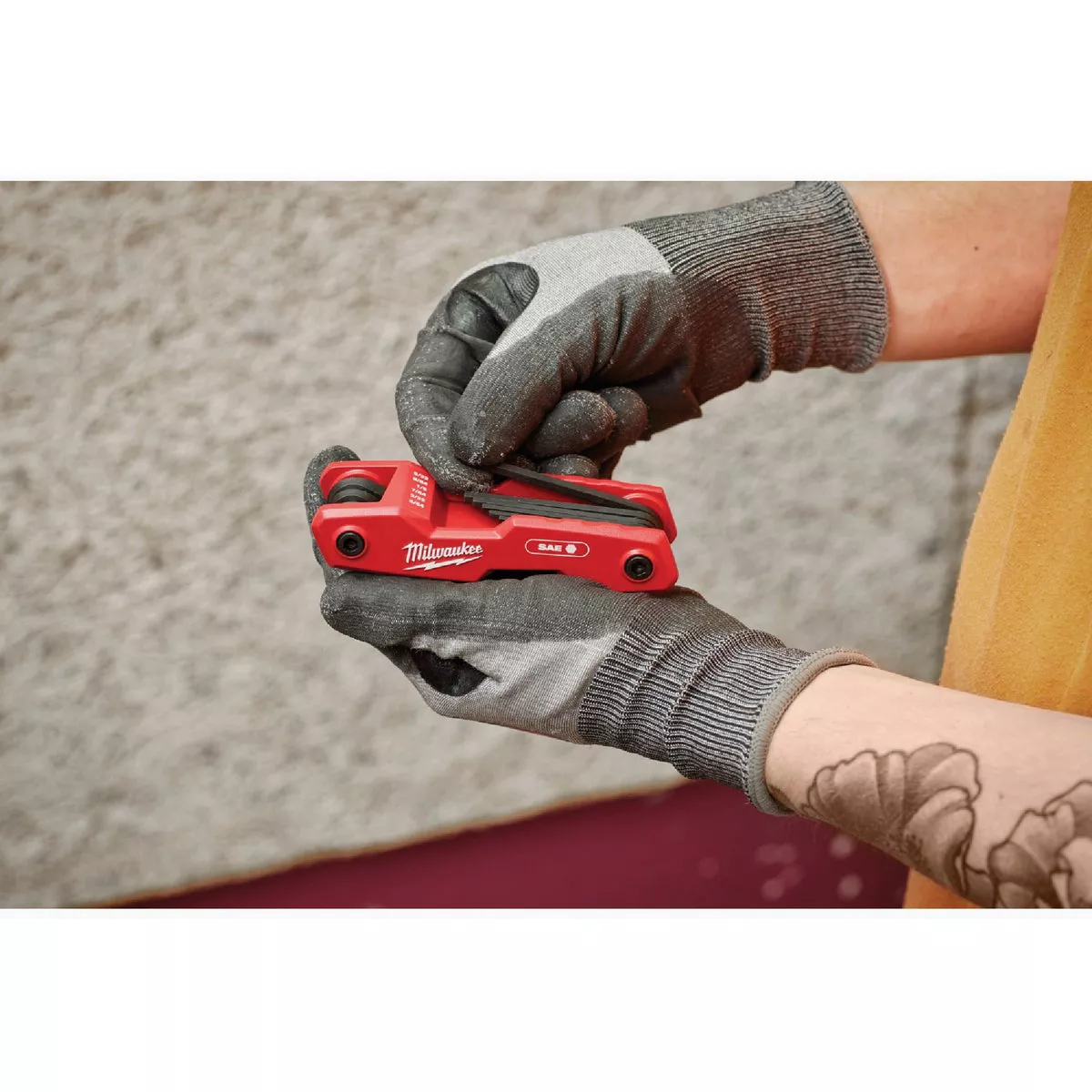 Milwaukee SAE Folding Hex Key Set, 9-Piece - photo 5