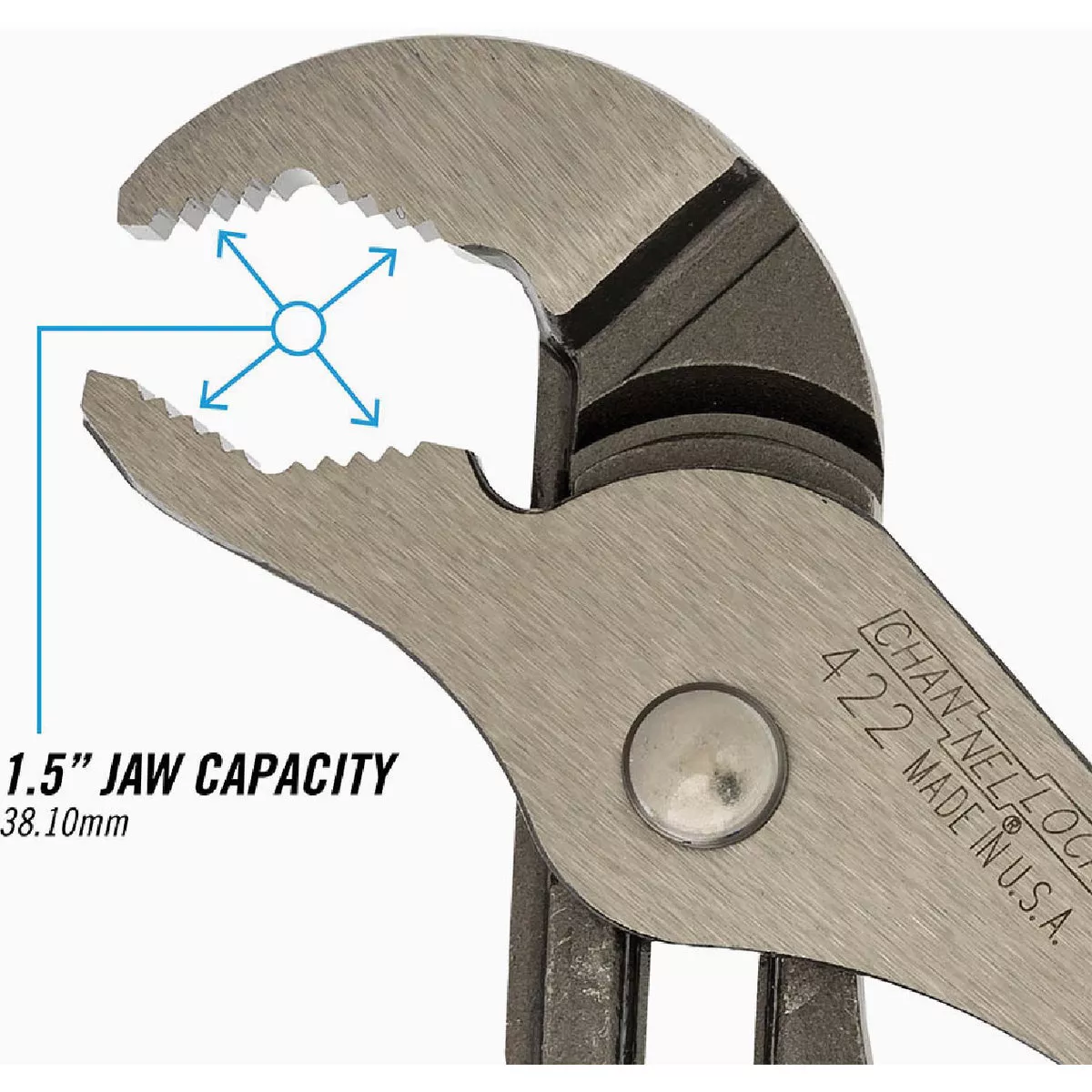 Channellock 9-1/2 In. V-Jaw Groove Joint Pliers - photo 4