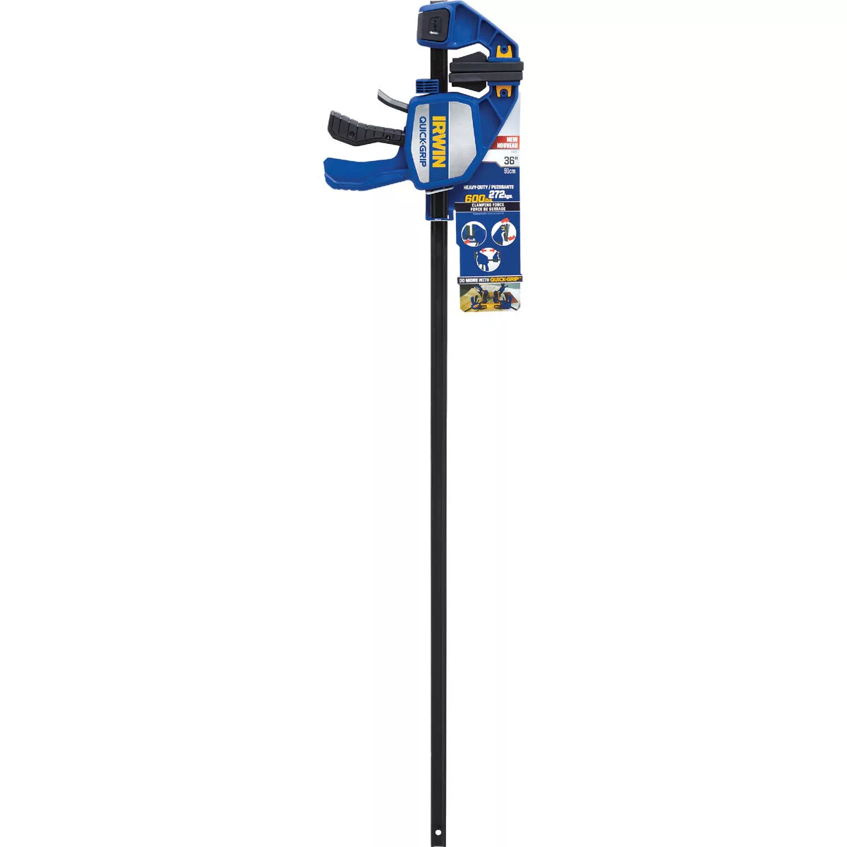 Irwin Quick-Grip XP 36 In. Heavy-Duty One-Hand Bar Clamp and Spreader - photo 2