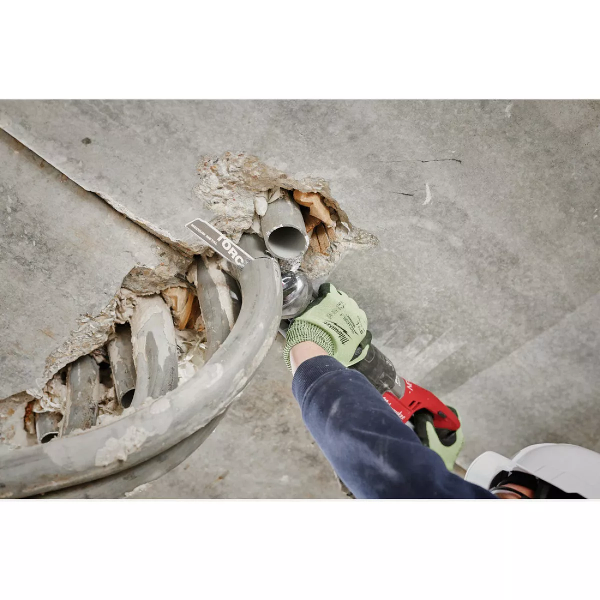 Milwaukee SAWZALL TORCH 9 In. 10 TPI Carbide Medium Metal Reciprocating Saw Blade - photo 5