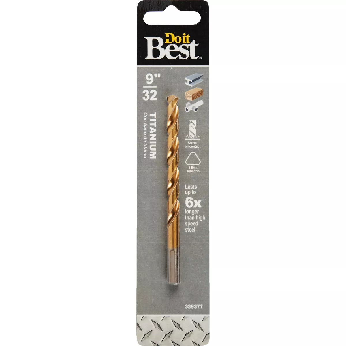 Do it Best 9/32 In. Titanium Drill Bit