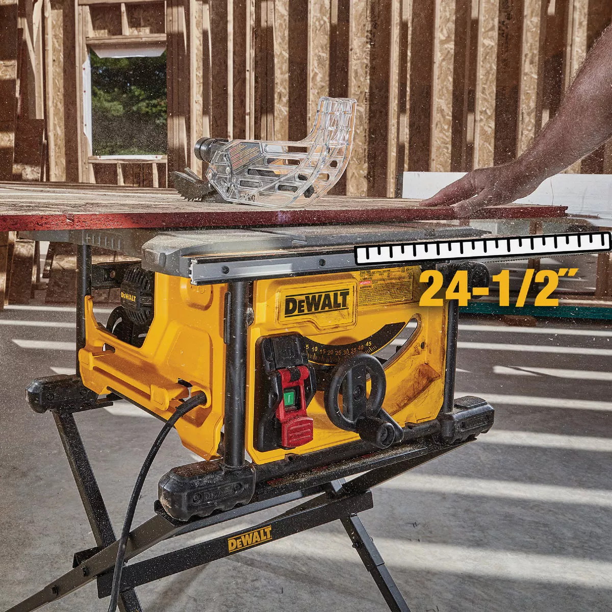 DEWALT 15-Amp 8-1/4 In. Compact Portable Jobsite Table Saw - photo 5