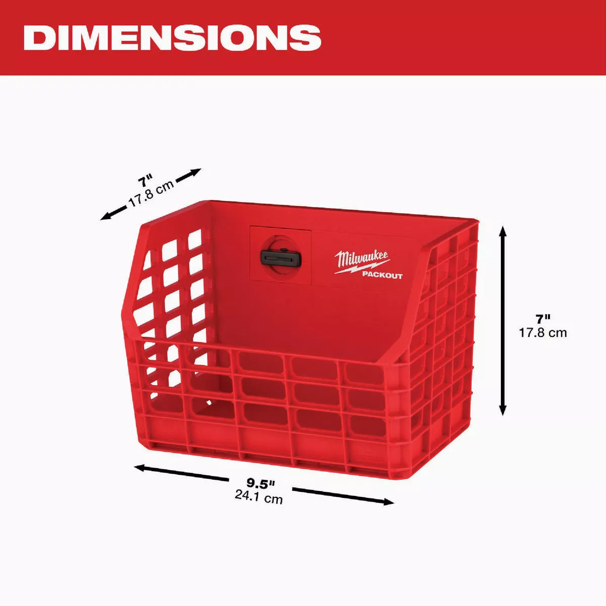 Milwaukee PACKOUT Compact Wall Basket - photo 4