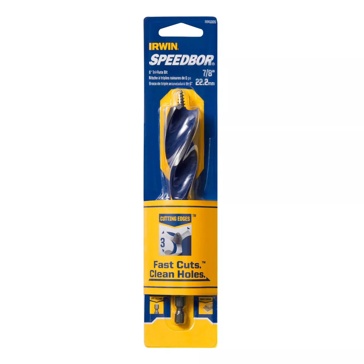 Irwin Speedbor 7/8 In. x 6 In. Quick Change Auger Bit - photo 4