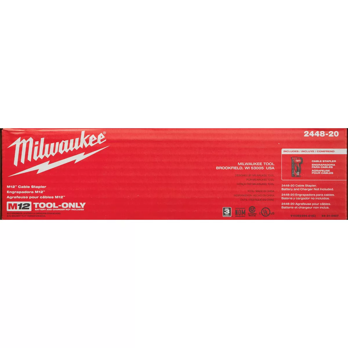Milwaukee M12 1 In. Cordless Cable Stapler (Tool Only) - photo 8