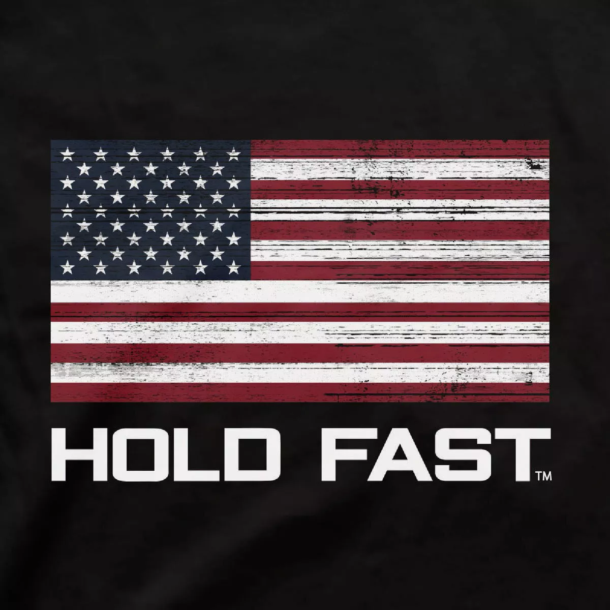 Hold Fast Flag XL Black Short Sleeve Shirt