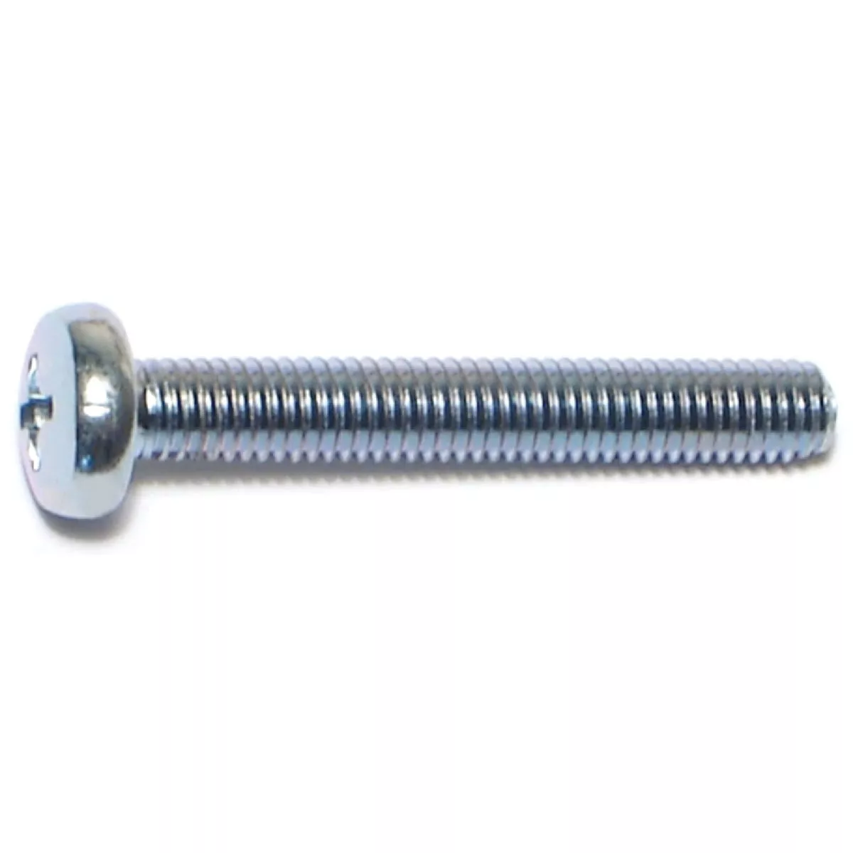 Midwest Fastener 5mm-0.8 x 35mm Zinc Plated Class 4.8 Steel Coarse Thread Phillips Pan Head Machine Screws (25 Ct.)