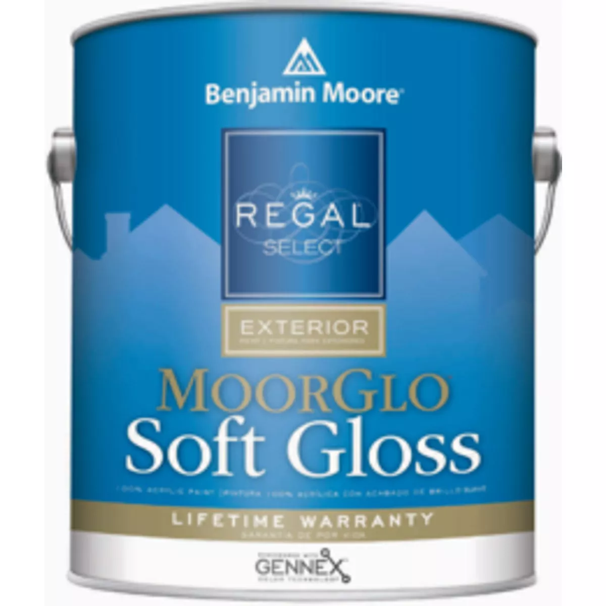 Benjamin Moore Regal Select Moorglo Acrylic Latex Soft Gloss Exterior House Paint, Ultra Base, 1 Gal.